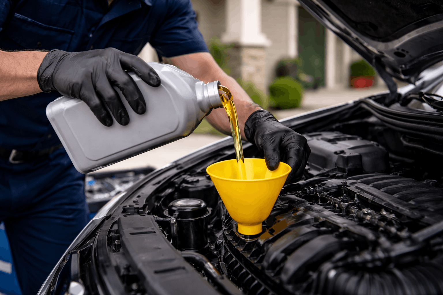 Cambio de aceite profesional